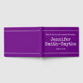 Minimale & gepersonaliseerde begrafenis / Memorial Gastenboek (Volledig)