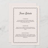 Minimale, gescallopeerde kaart voor grensovergange (Voorkant / Achterkant)