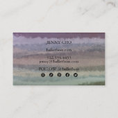 Minimale getextureerde penseelstreken voor grafisc visitekaartje (Achterkant)