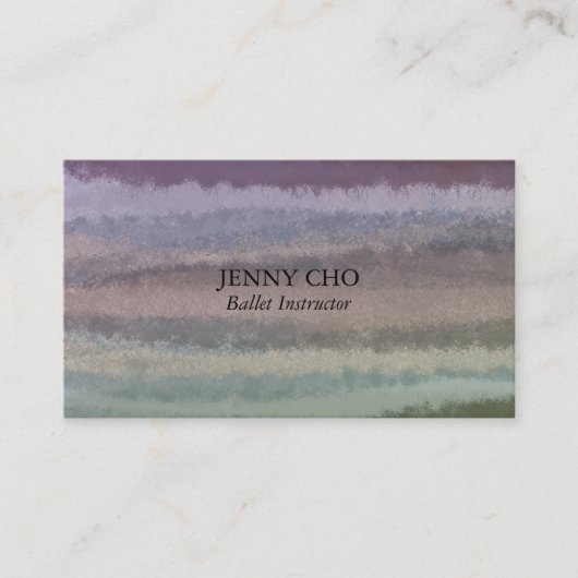 Minimale getextureerde penseelstreken voor grafisc visitekaartje (Voorkant)