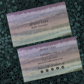 Minimale getextureerde penseelstreken voor grafisc visitekaartje