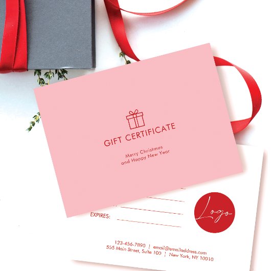 Minimale Gift Voucher Visitekaartje