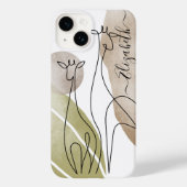 Minimale Giraffe - Continue lijntekentekening Case-Mate iPhone Case (Achterkant)