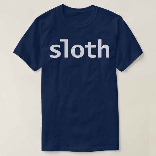 Minimale gladde typografie t-shirt (Design voorkant)
