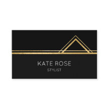 Minimale Glam Golden Black White Geometric Vip