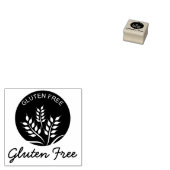 Minimale Gluten Free Wedding Guests Meal Choice Rubberstempel (Gestempeld)