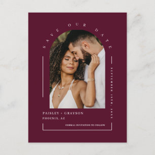 Minimale GN-code voor Bourgogne Foto QR sparen onz Briefkaart