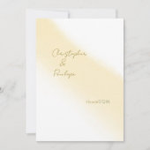 Minimale Gold Calligraphy Waterverf Sparen de Datu Kaart (Voorkant)