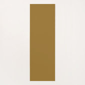 Minimale Gold Elegant Sophisticated Luxe Monogram Yogamat (Achterkant)