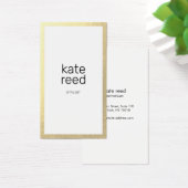 Minimale Gold-grens voor Chic Professional Visitekaartje (Bureau)