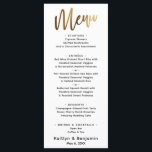 Minimale Gold Handwriting Simple Typografie Menu<br><div class="desc">Het onderscheid tussen deze populaire suite is het gevolg van het moderne handschrift dat wordt gebruikt voor accentuitingen die ook zijn verfraaid met een faux-metallic goudafwerking. In dit specifieke stuk, werd dit casual lettertype gebruikt om grafisch te creëer die eenvoudig "Menu"bij de bovenkant leest. Gebruik de velden sjabloon om je...</div>