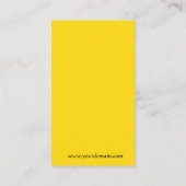 Minimale Gold Minimalist Professional Visitekaartje (Achterkant)