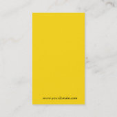 Minimale Gold Minimalist Professional Visitekaartje (Achterkant)