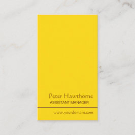 Minimale Gold Minimalist Professional Visitekaartje