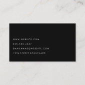 Minimale goudartistieke ooglijnen visitekaartje (Achterkant)