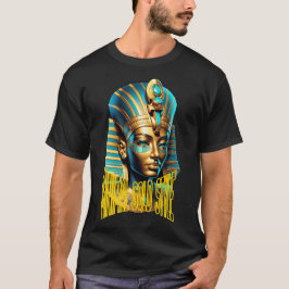 Minimale Gouden Anubis T-Shirt – Luxe Streetwear