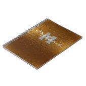 Minimale Gouden Elegante Notitieboek (Linkerzijde)