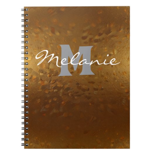 Minimale Gouden Elegante Notitieboek (Voorkant)