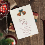 Minimale Gouden Kerstbel Jingle & Mingle Kaart