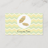 Minimale gouden opportuniteit visitekaartje (Achterkant)