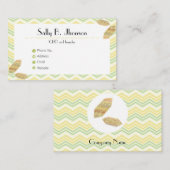 Minimale gouden opportuniteit visitekaartje (Voorkant / Achterkant)