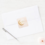 Minimale Gouden Ramadan Kareem Sticker – Elegant I (Envelop)