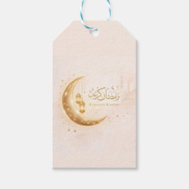 Minimale Gouden Ramadan Kareem Sticker – Elegant I Cadeaulabel