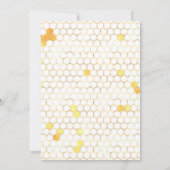 Minimale goudhoningraat op zaterdag kaart (Achterkant)