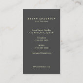 Minimale goudtandheelkundige visitekaartje (Achterkant)