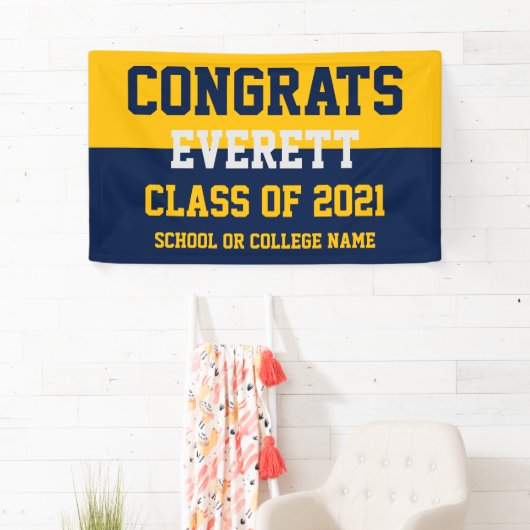 Minimale graad bij afstuderen aan de marine & Gold Spandoek (Insitu)