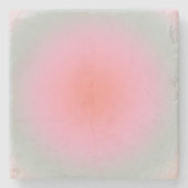 Minimale gradiënt pasta Aura Stenen Onderzetter (Voorkant)