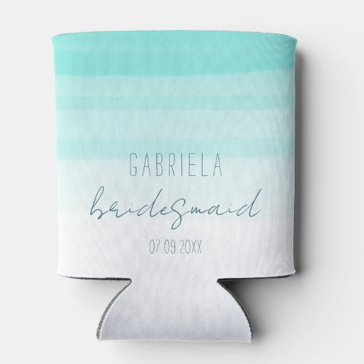 Minimale gradiëntmint aangepast bridesmaid blikjeskoeler (Achterkant)