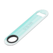 Minimale gradiëntmint aangepast bridesmaid speed flessenopener (Achterkant Gekanteld)