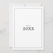 Minimale graduatiepartij kaart (Achterkant)