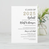 Minimale graduatiepartij kaart (Staand voorkant)