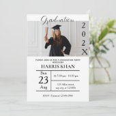 Minimale graduatiepartij kaart (Staand voorkant)