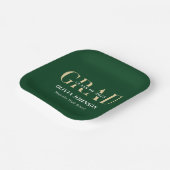 Minimale graduatiepartij papieren bordje (Gebogen)