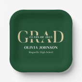 Minimale graduatiepartij papieren bordje (Voorkant)