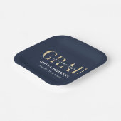 Minimale graduatiepartij papieren bordje (Gebogen)