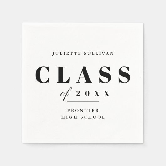 Minimale graduatiepartij servet (Voorkant)