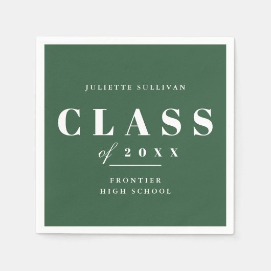 Minimale graduatiepartij servet (Voorkant)