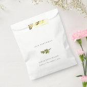 Minimale grafische filiaal van de pijnboom om het bedankzakje (Gezegeld)