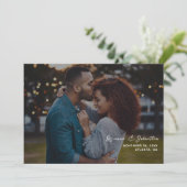 Minimale grafische foto H Opslaan Datum 2B Kaart (Staand voorkant)