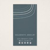 Minimale grafische kaart voor juwelen (Achterkant)