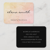 Minimale grafische kangoeroe visitekaartje (Voorkant / Achterkant)