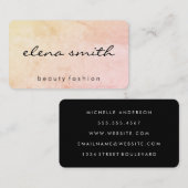 Minimale grafische kangoeroe visitekaartje (Voorkant / Achterkant)