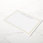 Minimale grafische Lijst - Persoonlijke artikelen Folie Uitnodiging (Gedraaid)