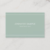 Minimale grafische moderne, eenvoudige, eenvoudige visitekaartje (Voorkant)