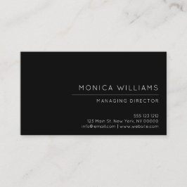 Minimale grafische professionals visitekaartje