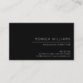 Minimale grafische professionals visitekaartje (Voorkant)